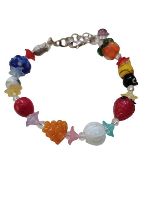 AB0001 ...30€ Glassperlen Obst