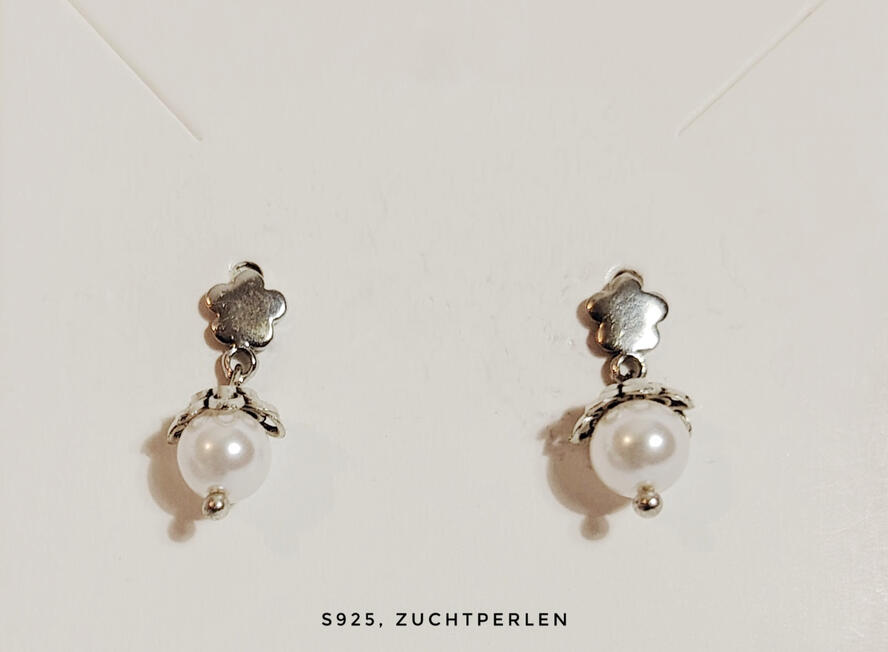 OP0011 ....15 € Süßwasserperlen, Zuchtperlen S.925